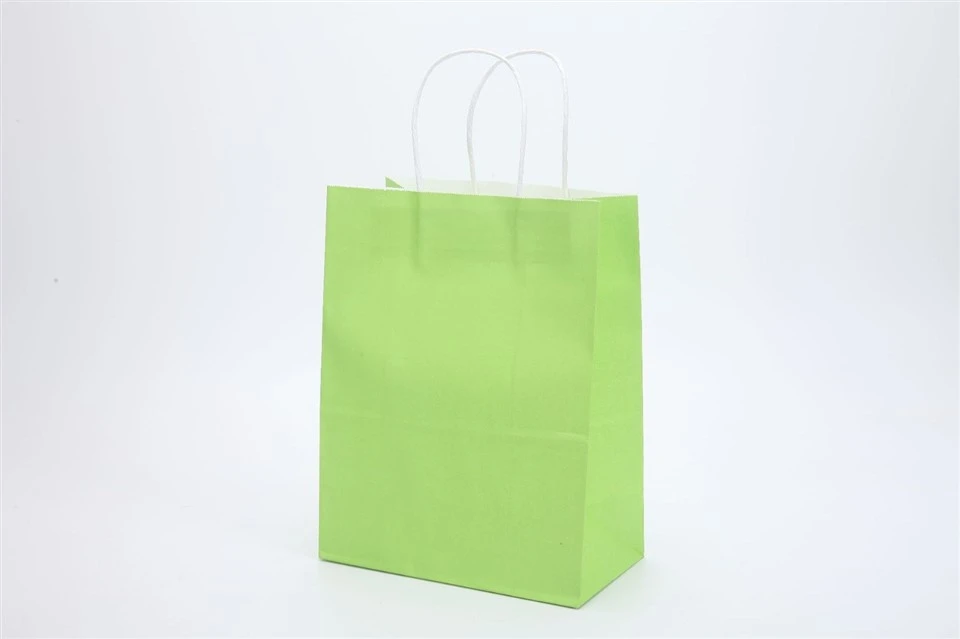Custom Logo Eco Friendly Brown Fast Food Take Away Kraft Paper Bag